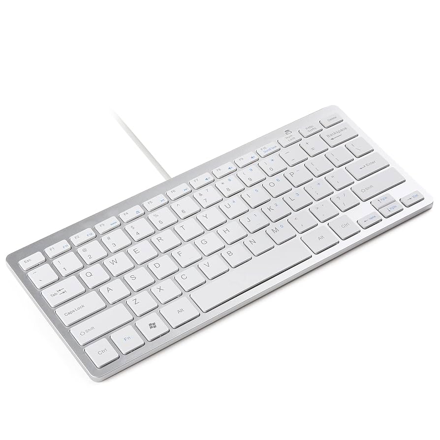 ワイヤレス ホワイトキーボード 英語配列 キーボード Flow84(リニア軸・英語配列) シルバー/キーキャップ