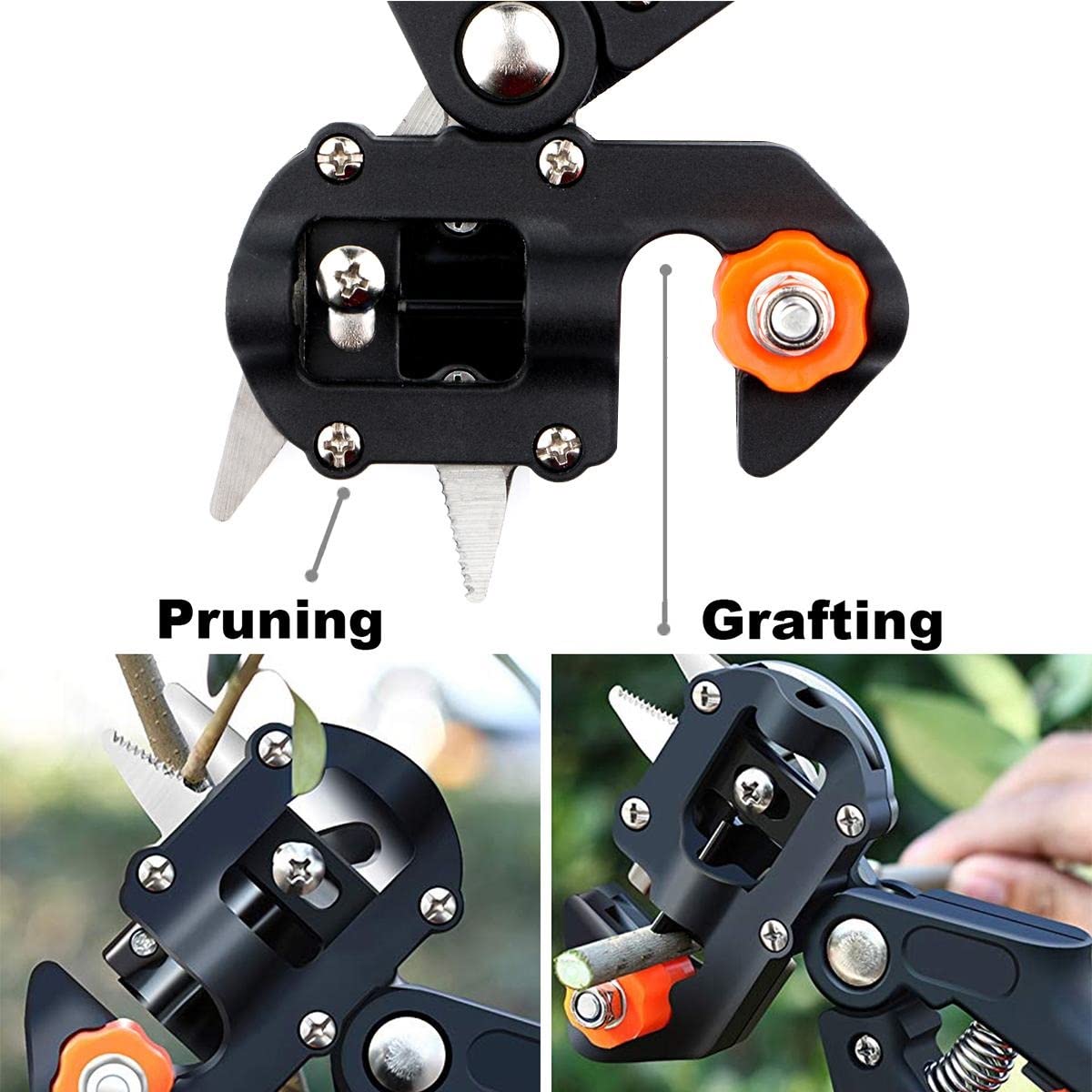 Attrezzi per innesto Potatore Kit Giardino Albero da frutto Cesoie per innesto Giardinaggio Pianta Ramo Stelo Vite Albero da frutto Innesto Utensili da Taglio