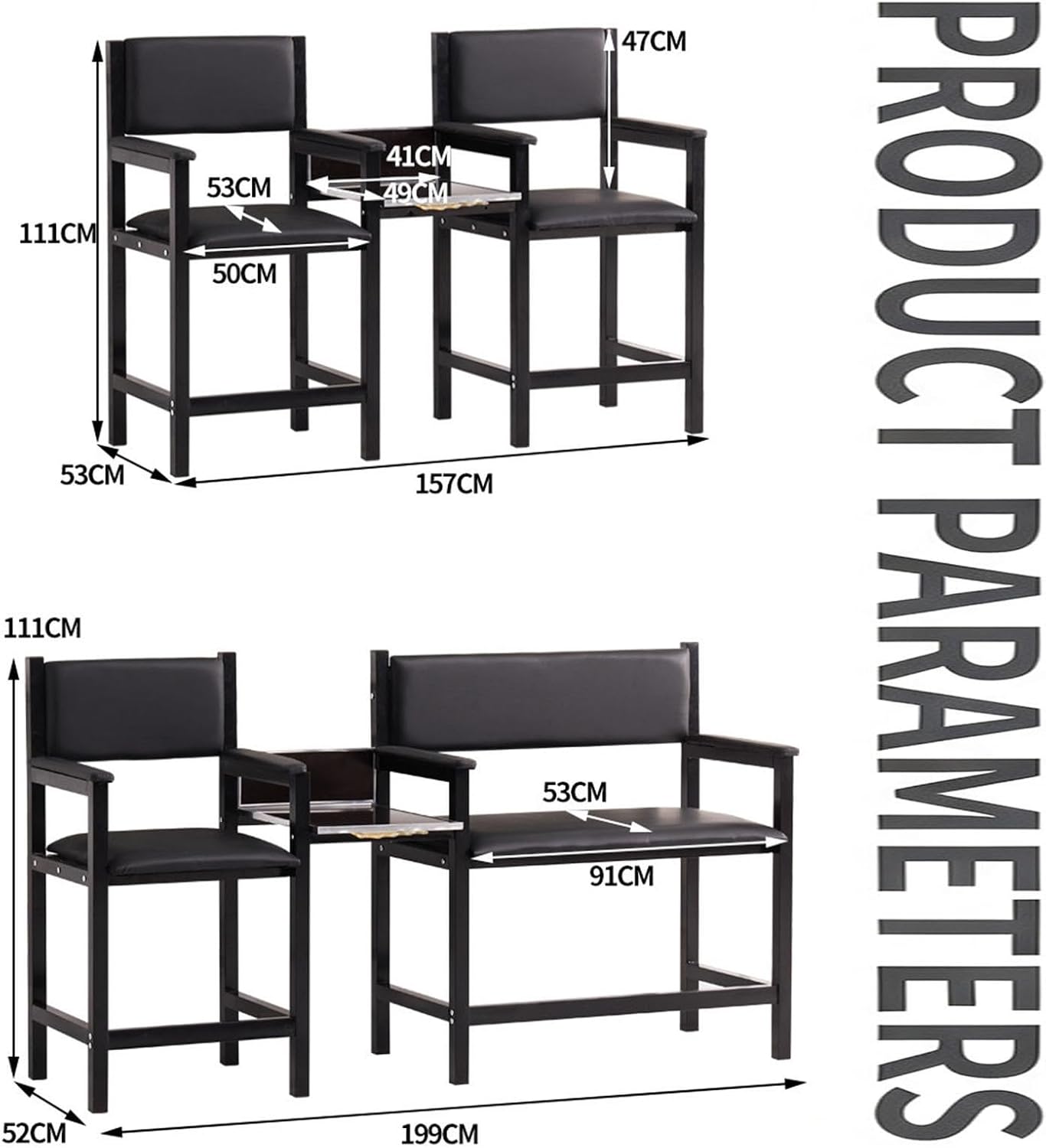 Spectator Chairs, Small Billiard Sofas, Commercial Billiard Accessories