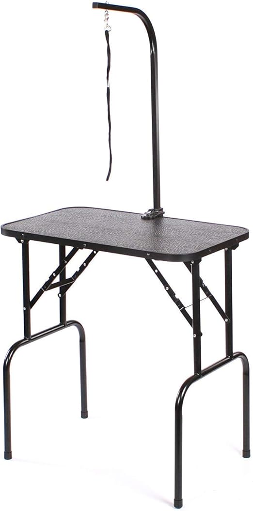 mobile dog grooming table view