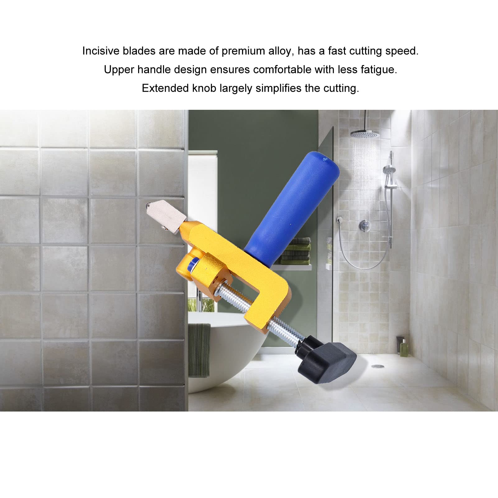 Taglierina In Vetro, Taglia Vetro Piastrelle, 5 Pezzi Strumento - Foto 8