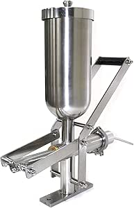 Machine à Churros Commerciale En Acier Inoxydable De 3 L, 5 L, 7 L Avec 4 Buses, Machine à Churros, Machine De Remplissage Manuelle De Type Vertical Pour Beignets Espagnols, 5 L