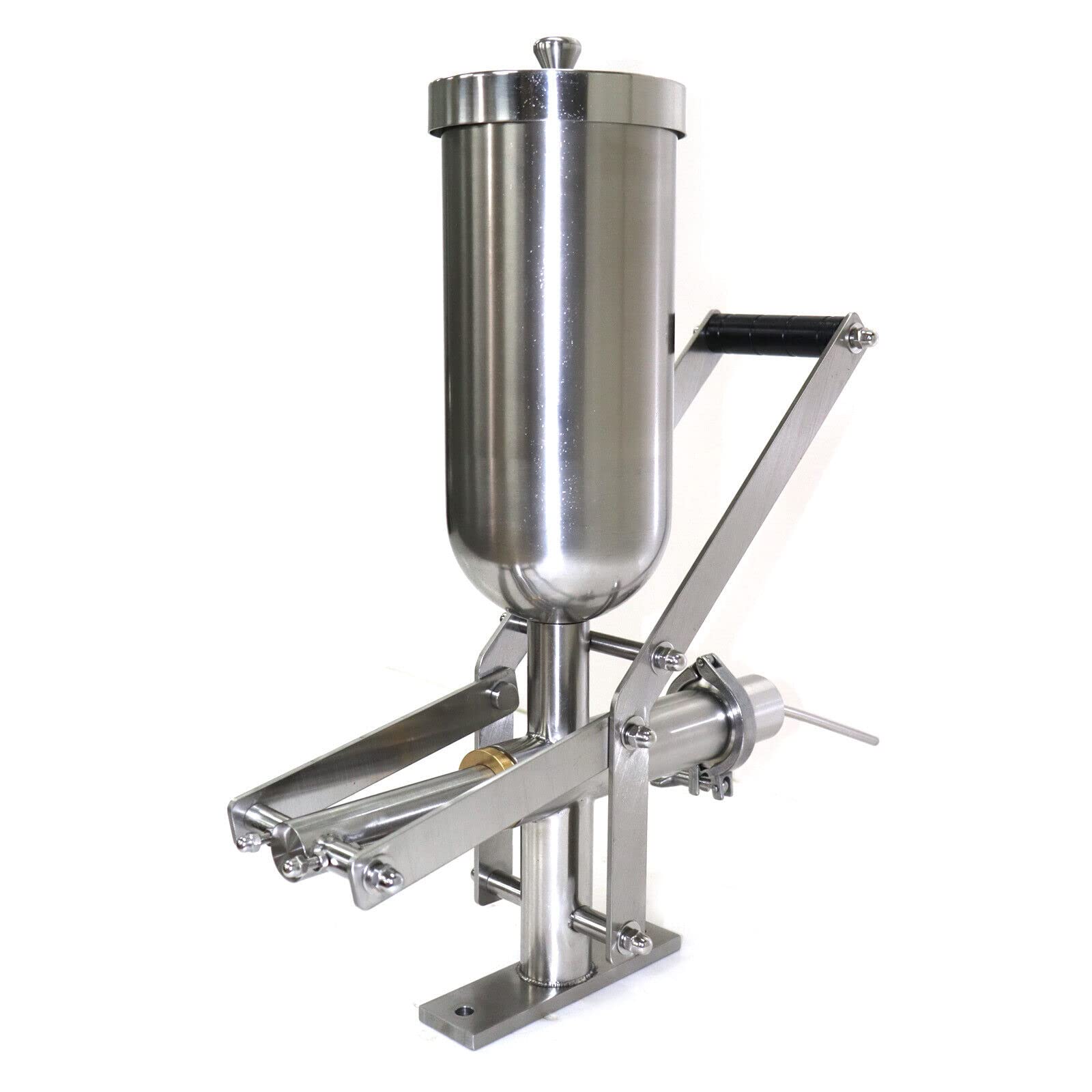 CT03 5L Macchina riempitrice manuale, Macchina riempitrice per churros e ciambelle azionata a mano commerciale, Macchina riempitrice per crema di gelatina in acciaio inossidabile per uso commerciale