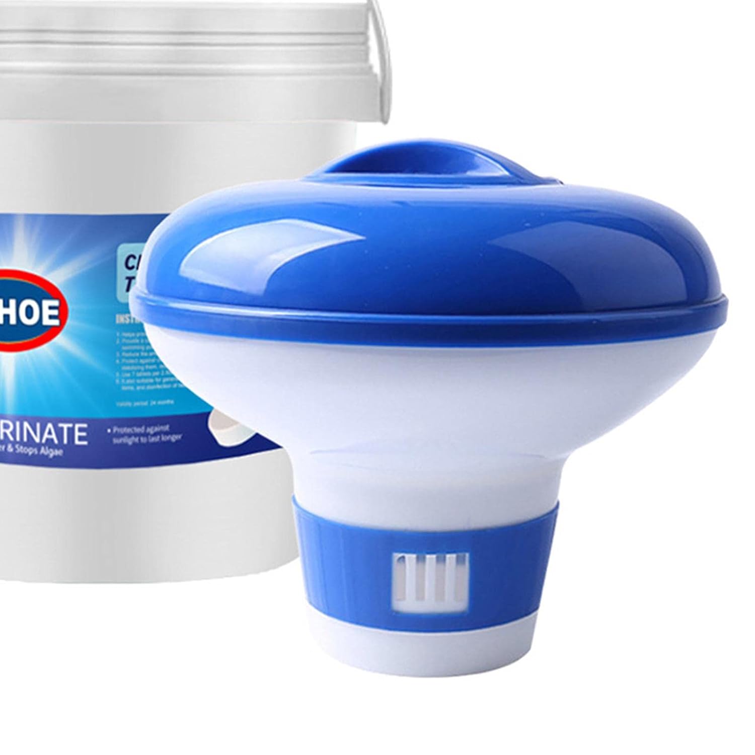 MHT Chlorine Tablets Disinfectant Clarifier for Pools Spa 1 Bucket