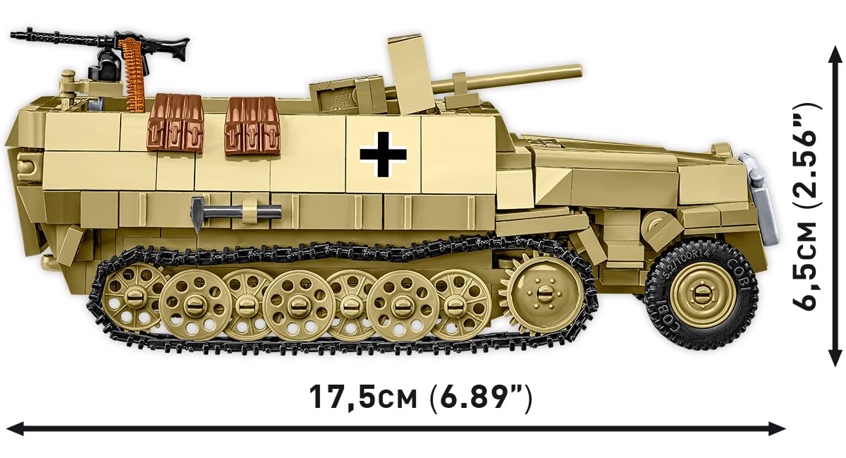 Cobi Historical Collection World War II 3130 Half Track SD.Kfz 3130