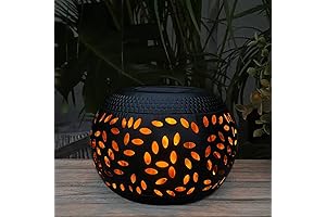 Solar Fire Bowl: Outdoor Waterproof Flickering Flame LED Lantern