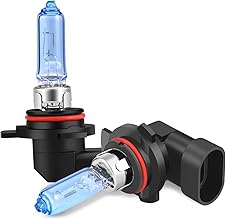 LTONXEN HIR2 9012 Ampoule Halogène, E-Mark, Phares Blanc Chaud Lumière, Pour 12V 55W Voiture Kit de Lampe Remplacement (2 Pièces)