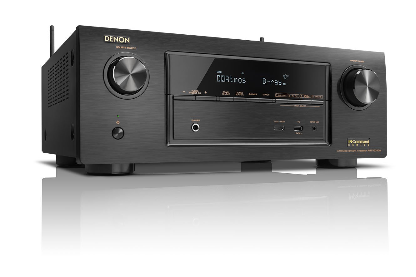 DENON Receptor A/V de rede AVR-X3200W-R recondicionado de 7,2