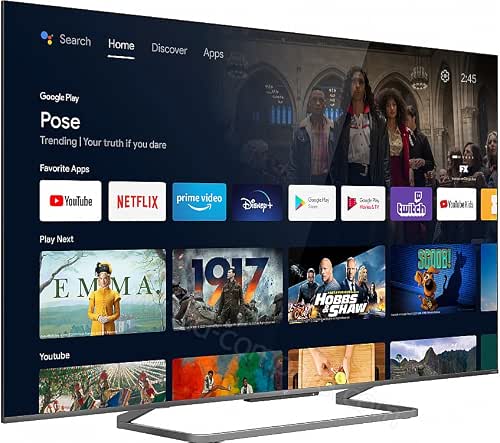 TV QLED 4K 139 cm TV 55C728 QLED 4K UHD