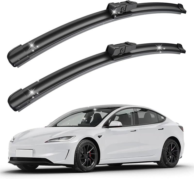 Palhetas do limpador de para-brisa Mpjlhpj 26"/19" para Tesla Model 3 – Par
