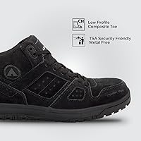 Vista 3 de Airwalk Mongo - Zapato industrial con punta de material compuesto para hombre Negro/Negro