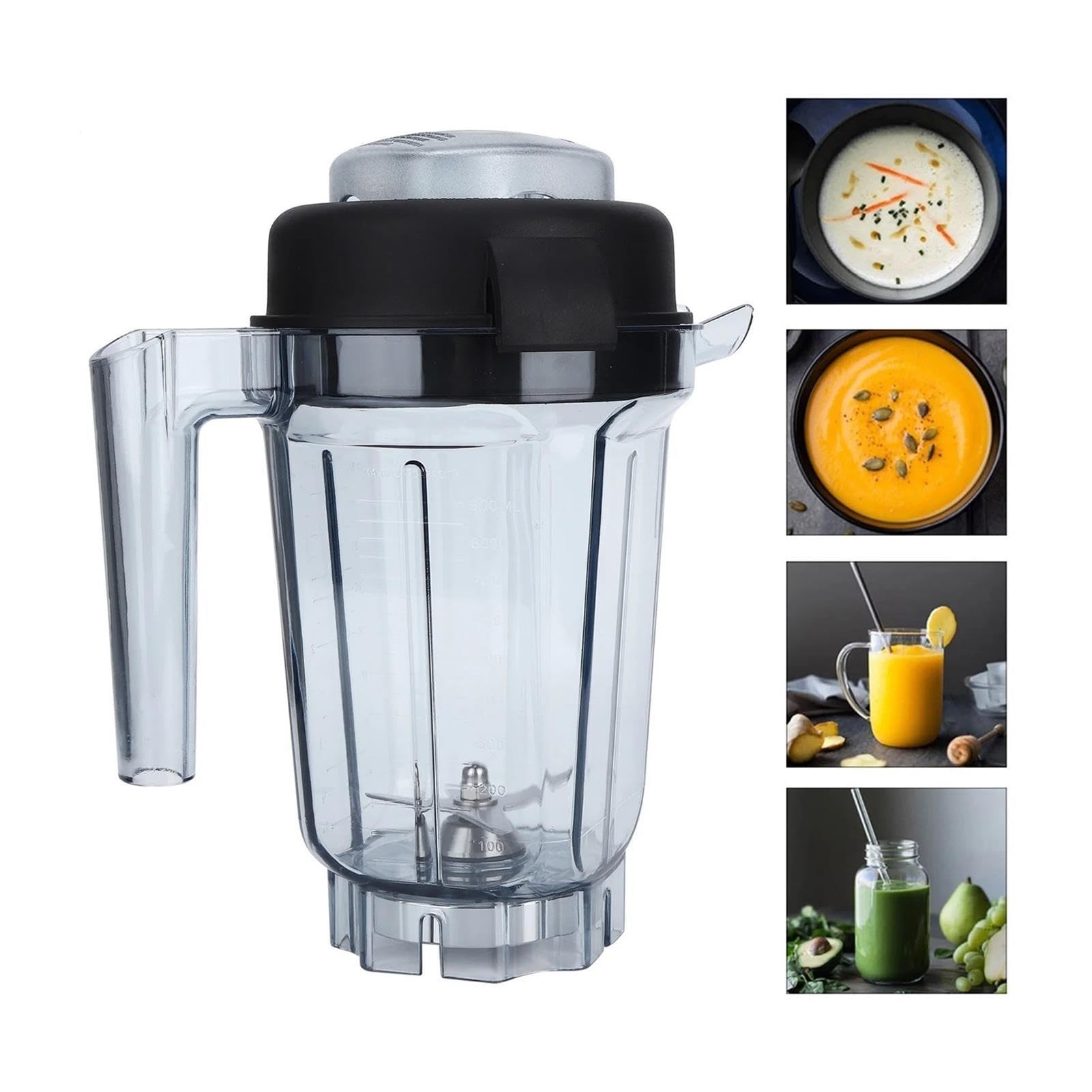 Genérico Vaso de licuadora de 32 oz y 0,9 l Compatible con Vitamix