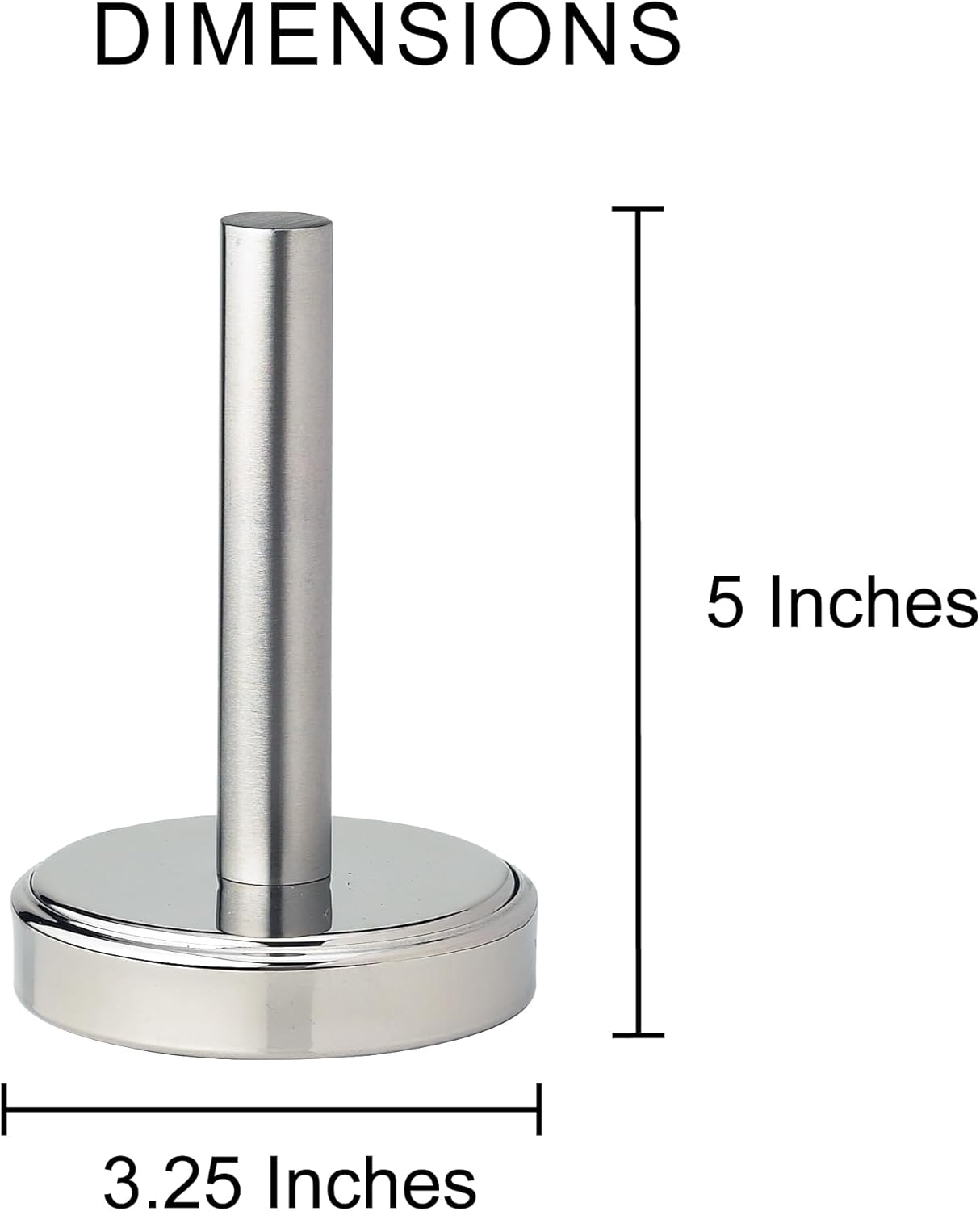 Fantes Meat Pounder, Stainless Steel, 5-Inches Tall with 3.25-Inch Pounding Surface, The Italian Market Original since 1906, 1 EA