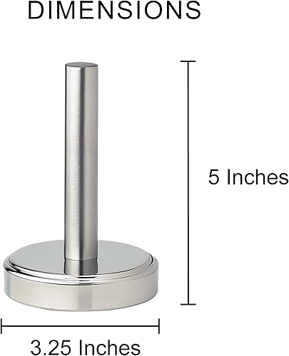 Miniatura 5 de Fantes - Golpeador de carne, acero inoxidable, 5 pulgadas de alto con superficie de golpeo de 3.25 pulgadas, el mercado italiano original desde