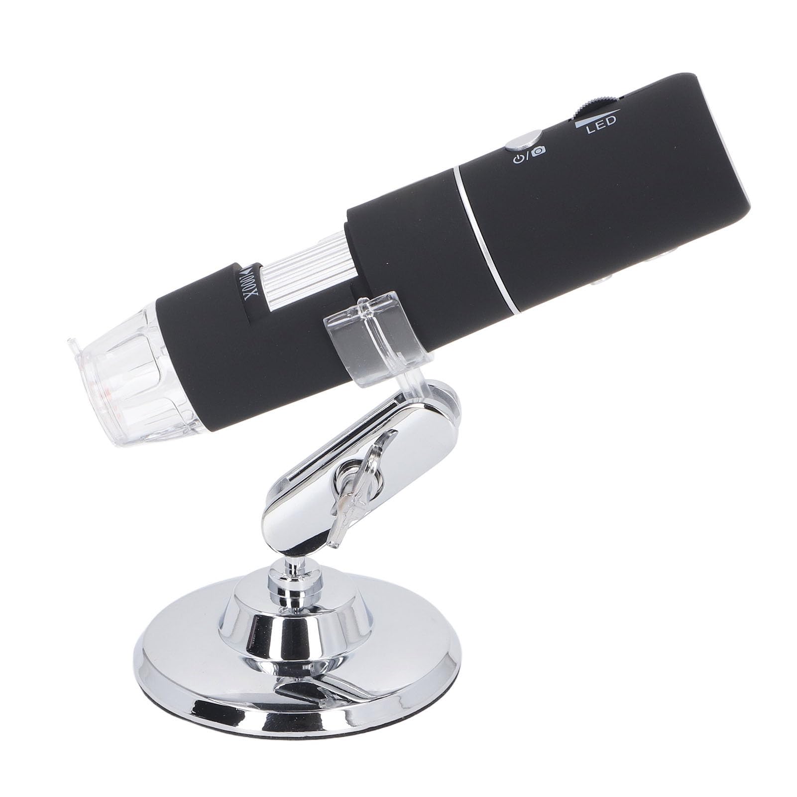 Haofy WiFi-Digitalmikroskop 1000X HD Wireless Handheld USB-Münzkamera-Lupe für IOS (Black)
