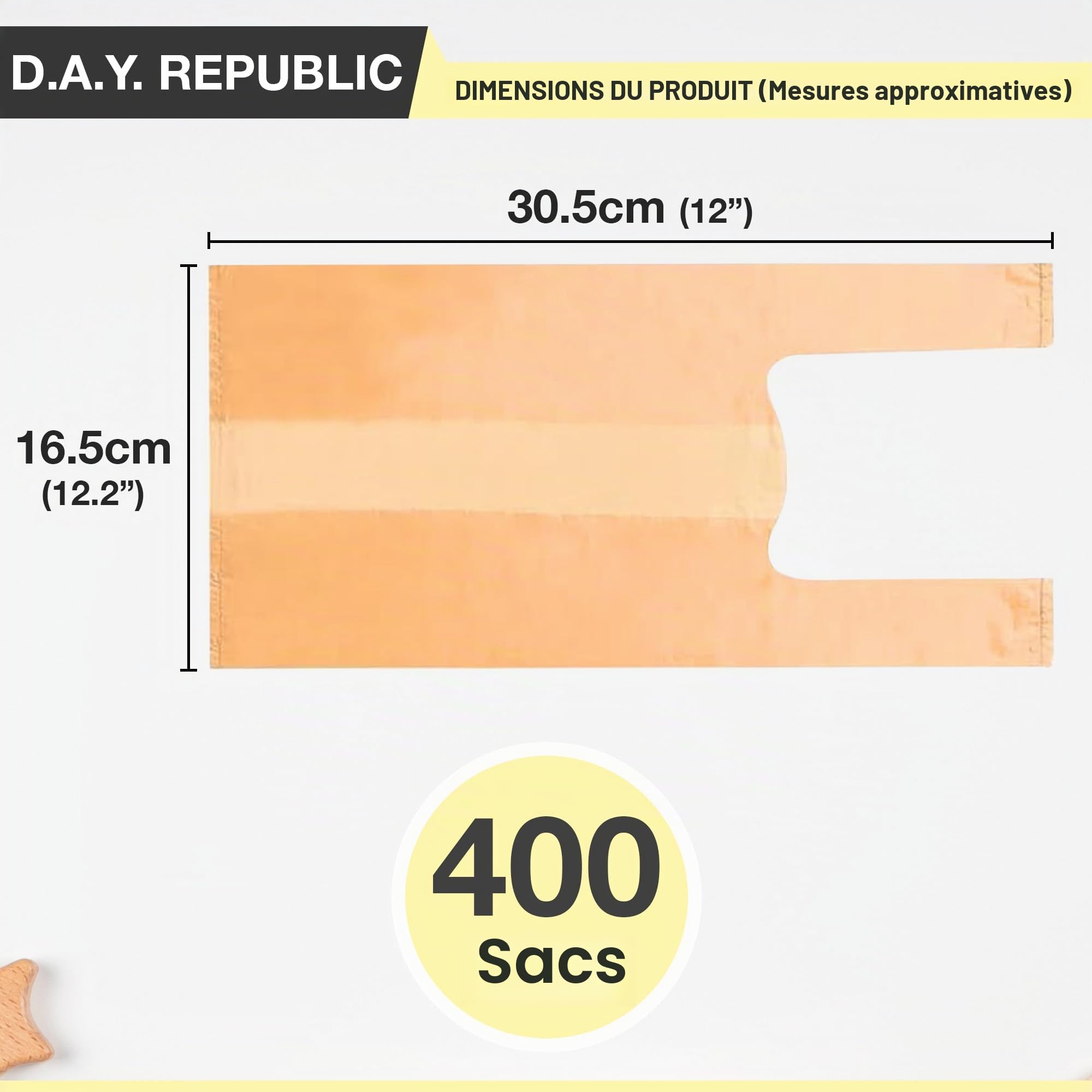 400 sacs à couches colorés avec poignées à nouer, parfumés anti-odeurs, durables anti-fuites