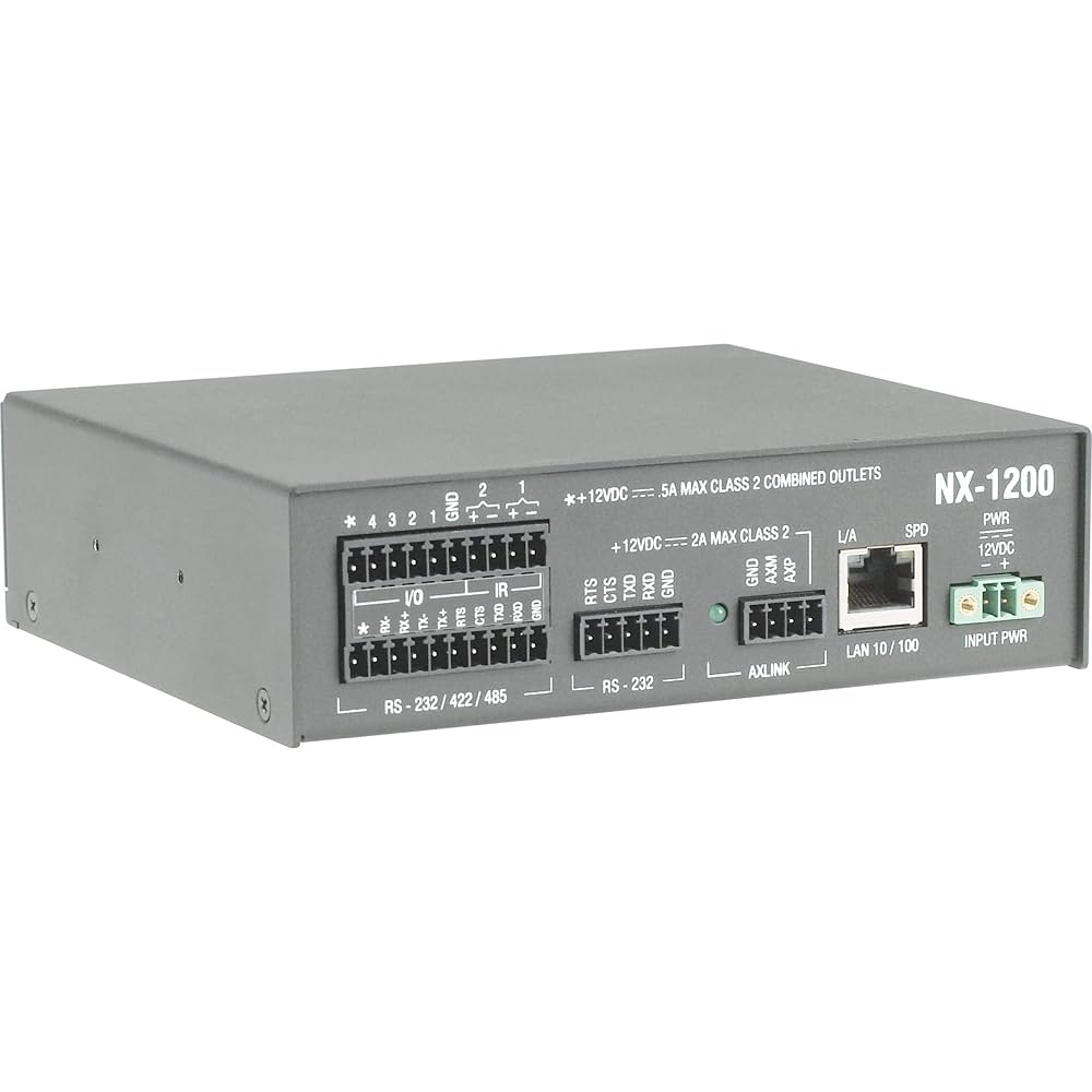 AMX NetLinx NX-1200 NXシステム コントローラー NX-1200 | AMX Audio Video Control Systems | English (US)
