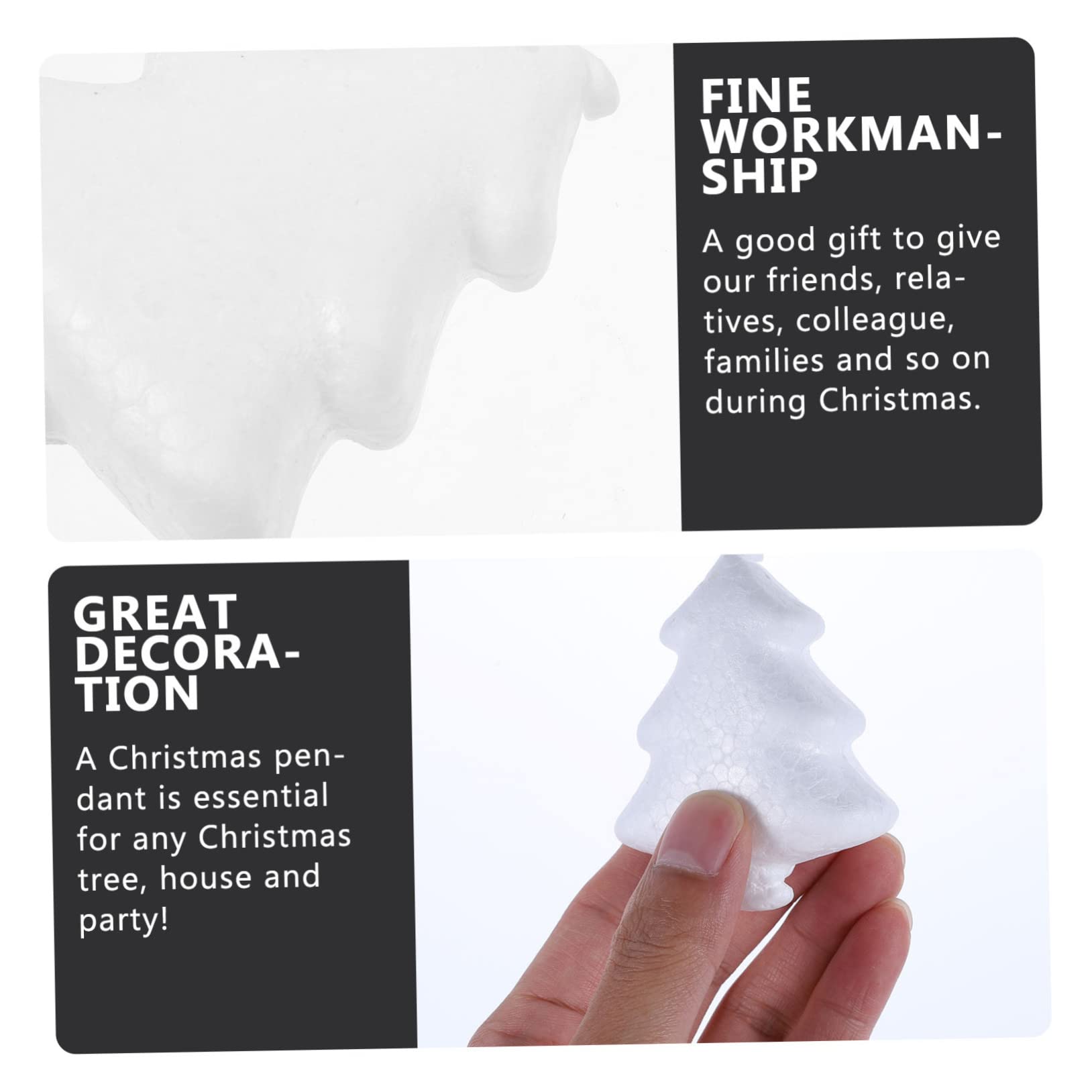Alipis 7 Sätze 7 Sets Schaumstoff Pop Up Baumaufkleber Weihnachtsschmuck Dekoration Weihnachtsbaum Anhänger Weihnachtsmittelstücke Weihnachtsdekor Weihnachtshandwerk 30 Stück * 7