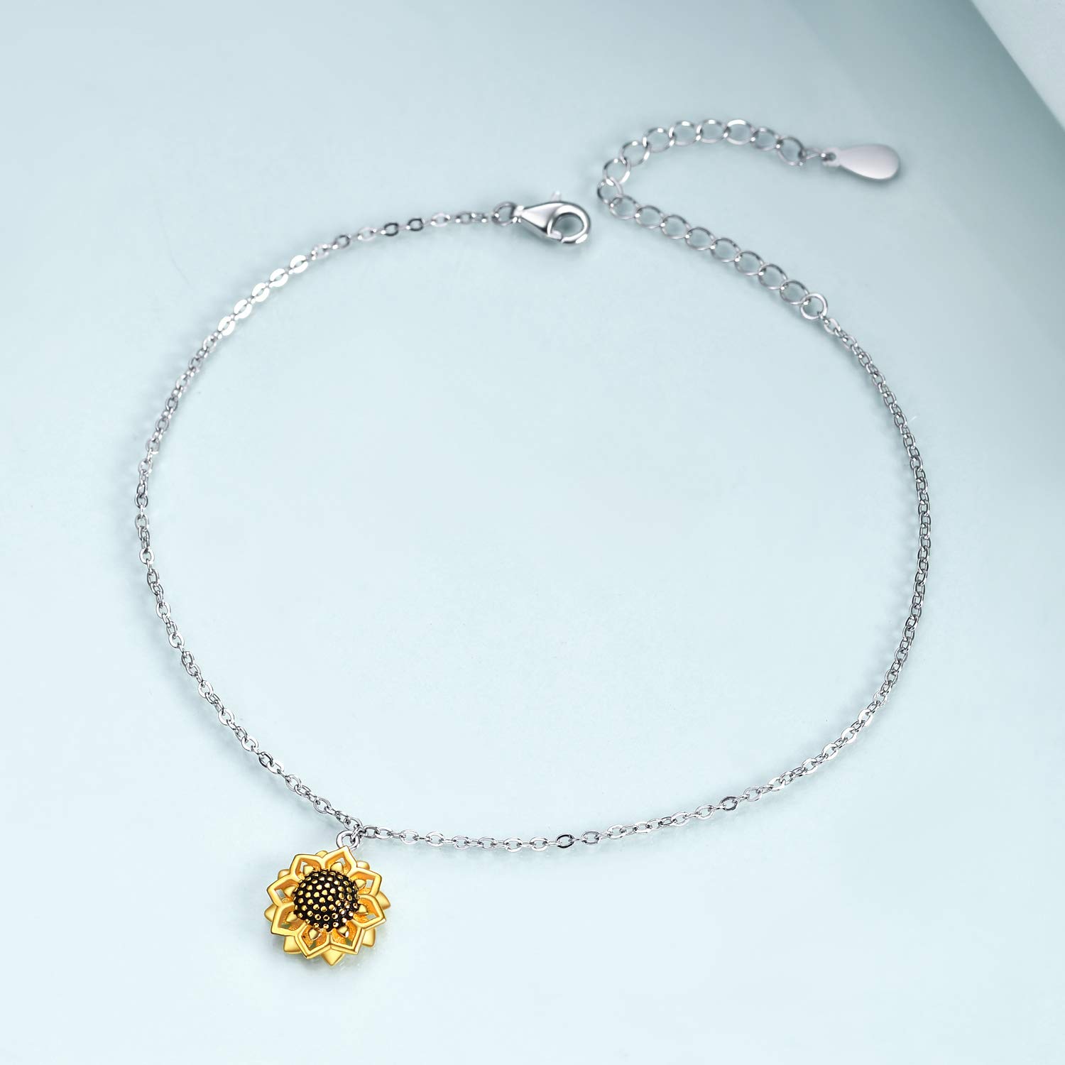 VONALA Cavigliera in argento sterling 925, per donne e ragazze