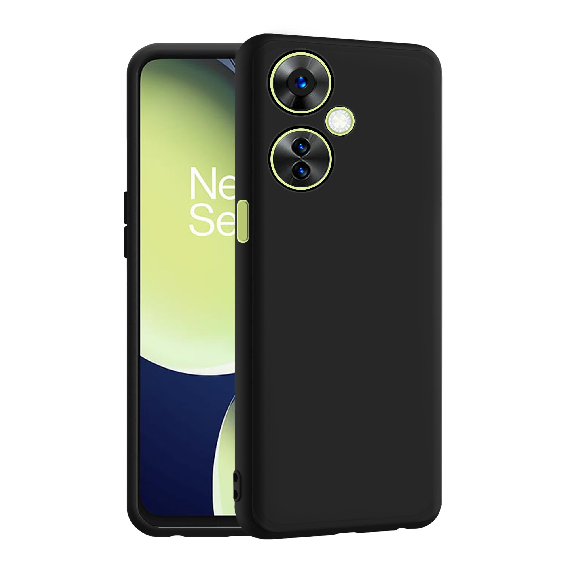 CEDO OnePlus Nord CE 3 Lite (5G) Back Cover | Camera Bump Protection & Inner Velvet Fabric Lining | Ultra Slim Matte Soft Rubberised Case Cover (Black) (B0C3D7VQBW) Amazon Price History, Amazon Price Tracker