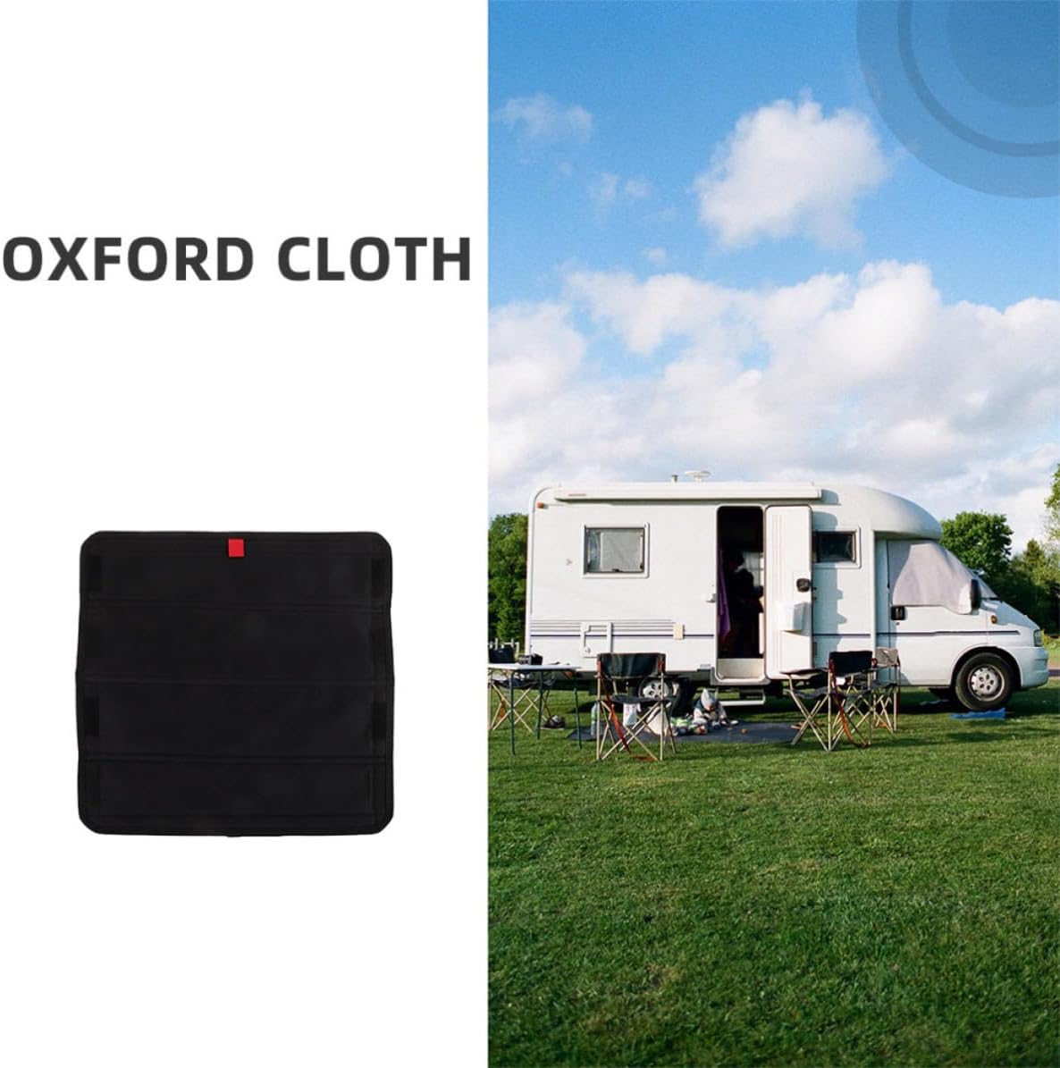 Gadpiparty 2pcs Rv Skylight Vent Cover Blackout Window Shade 41x41cm Hook and Loop Privacy Screen Insulator for Camper Trailer Roof Ventilation Accessories