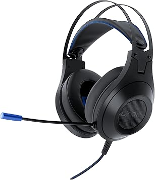 Bionik Sirex Gaming Headset with Mic for PS5 50MM Drivers, Memory Foam, Mute Switch, Adjustable Head Beam, PS4/Xbox Series XS/Nintendo Switch OLED/PC/Mac