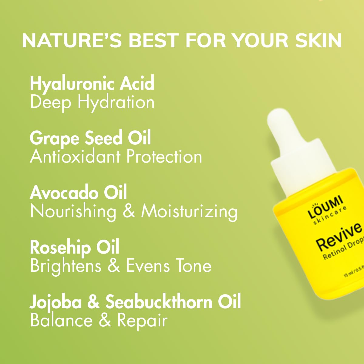 LOUMI Skincare The Glow Pack - Say Aloe! All Day Cream, You Up? Eye Cream, Rose Glow Illuminating Oil, & Revive Retinol Drops - Hydrating, Brightening, Moisturizing Daily Skincare Set for Radiant Skin