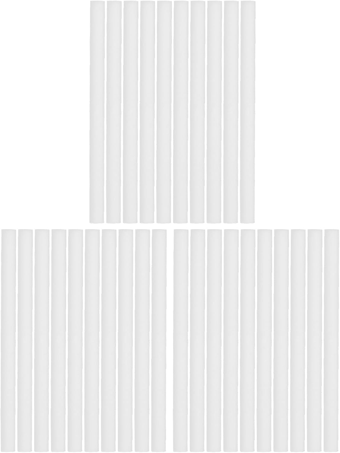 30Pcs Cotton Swab Filter, High Absorption Replacement for Humidifier Mist Air Diffuser Atomizer, White Cotton Stick 5x80mm