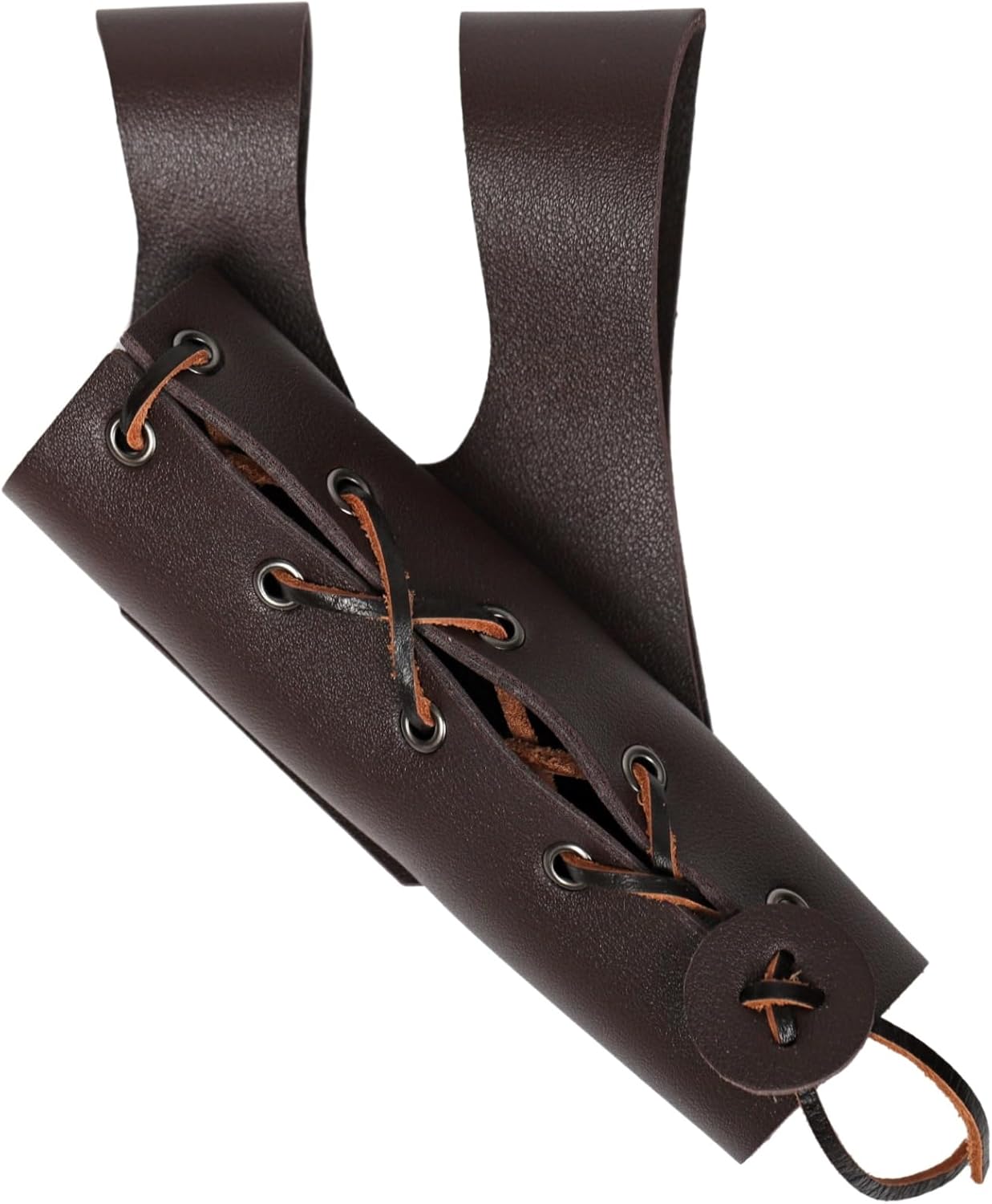 Medieval Knight Sword Holster with Pu Leather Waist Belt Dagger Frog Scabbard Viking Pirate LARP Rapier Holder Cosplay