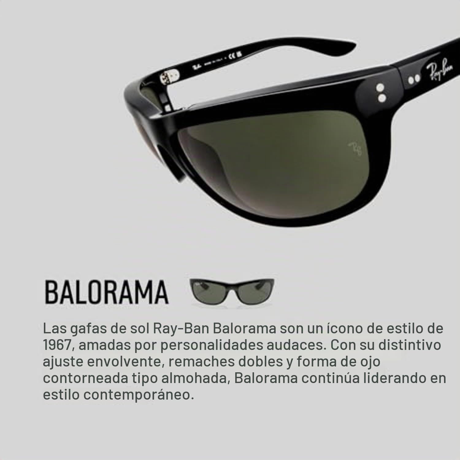 Ray-Ban Balorama RB4089-601/31 Gafas, Negro, 62 Unisex Adulto