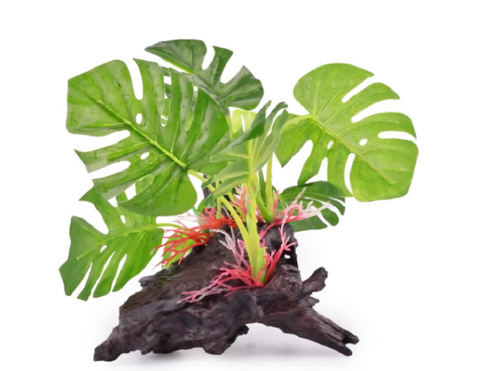 Decorazioni Acquario Arredamento Acquario Arredi Per Acquario Ornamenti Di Simulazione Del Paesaggio Del Serbatoio Di Pesce Pacchetto Di Decorazione Piante Acquatiche Finte Rhododendron Root Tree Fore