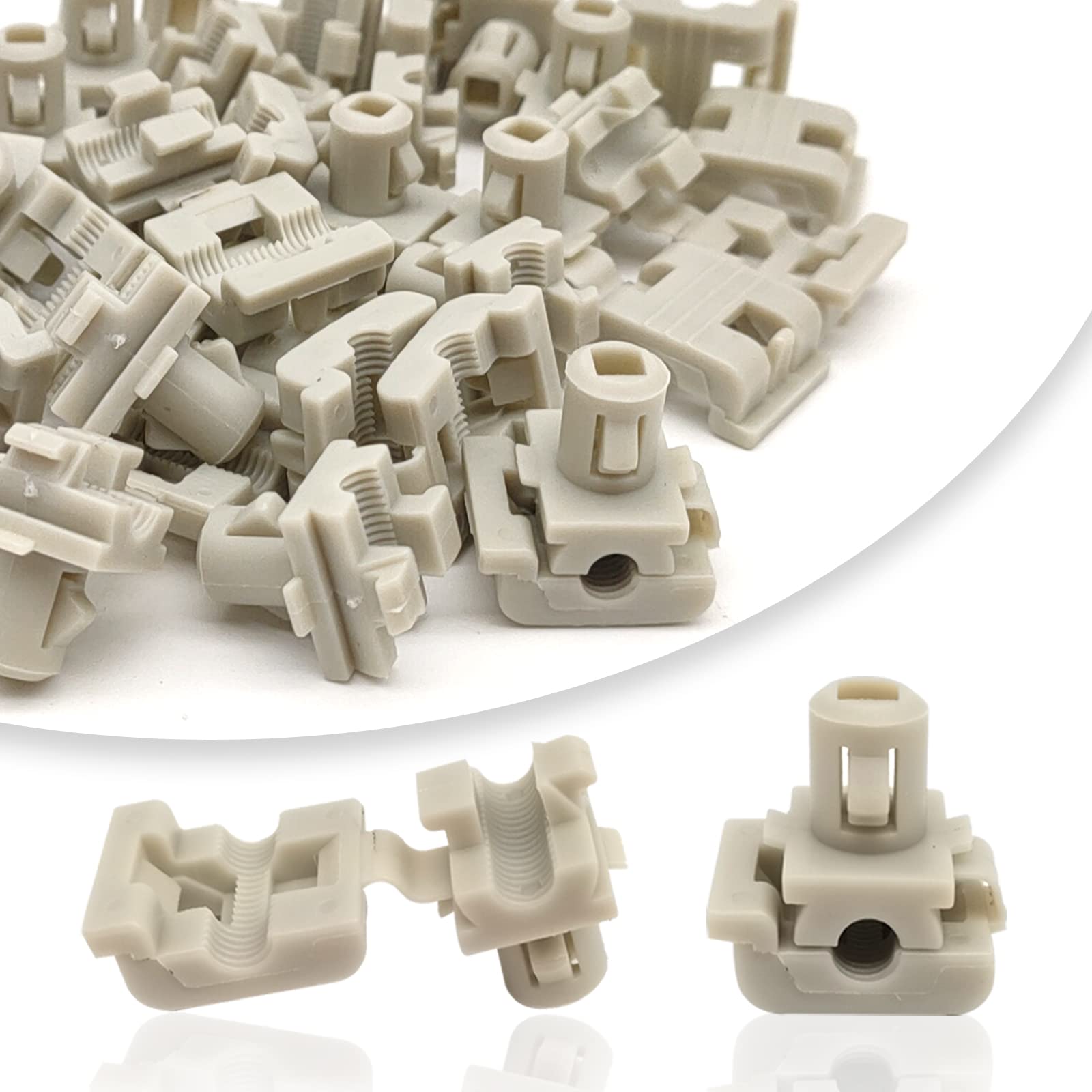 20Pcs Door Lock Rod Clips Tailgate Handle Rod Retainer Compatible with Buick Cadilac Chevy 16629990 16675980