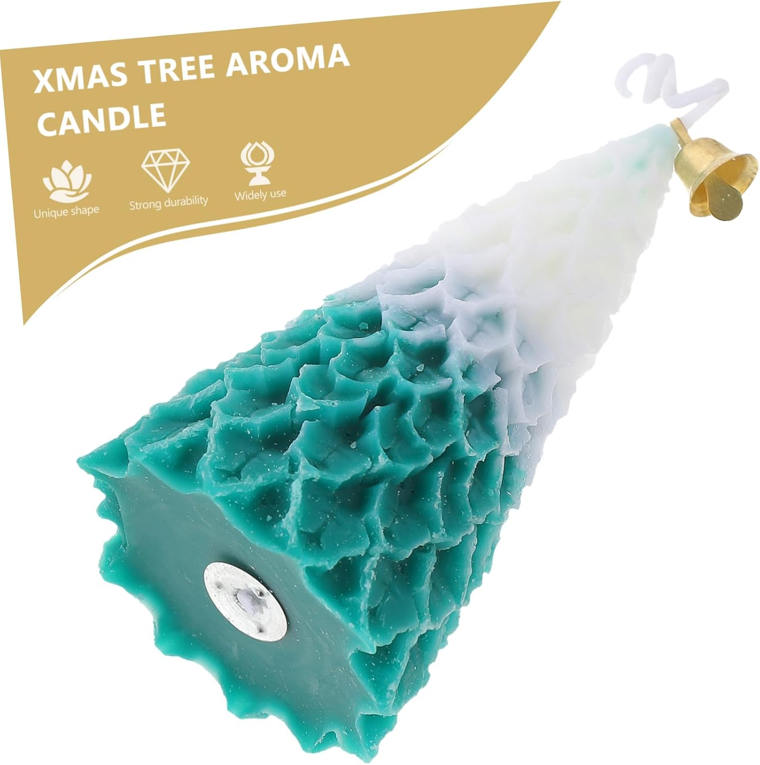 2pcs Christmas Tree Scented Candle Paraffin for Xmas Festive Decor
