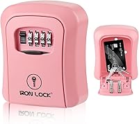 Vista 14 de Iron Lock® - Caja de bloqueo de llave XXL para llaves, combinación de 4 dígitos con código reajustable con interruptor A B, caja de seguridad extra
