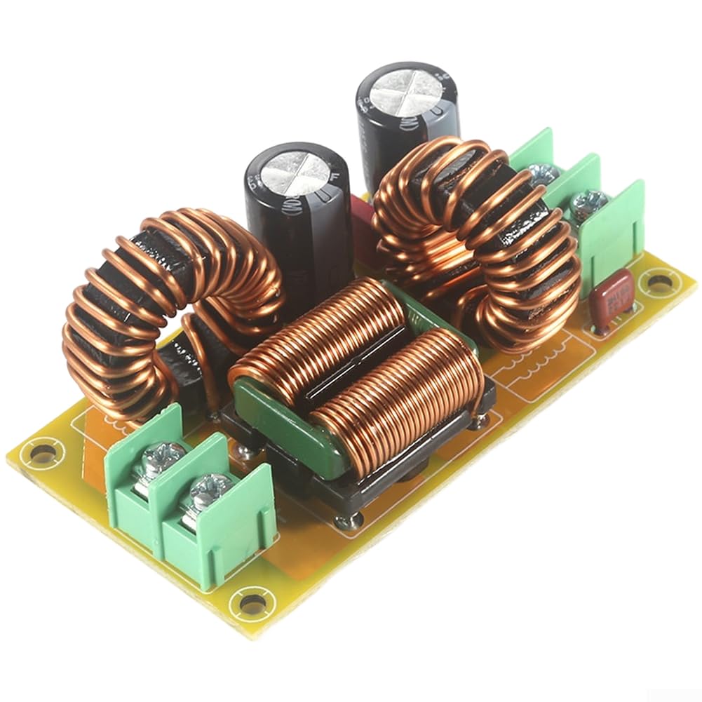Filtre DC LC pour EMI, module de suppression électromagnétique 10 A 20 A DC50 V pour systèmes audio et automobiles (20 A)
