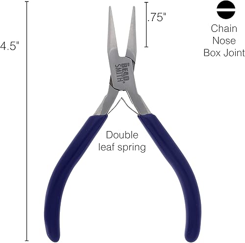 Miniatura 2 de The Beadsmith Juego de alicates de 3 piezas  El kit incluye nariz de cadena, punta redonda y cortador a ras con cuchillas de carburo de tungsteno