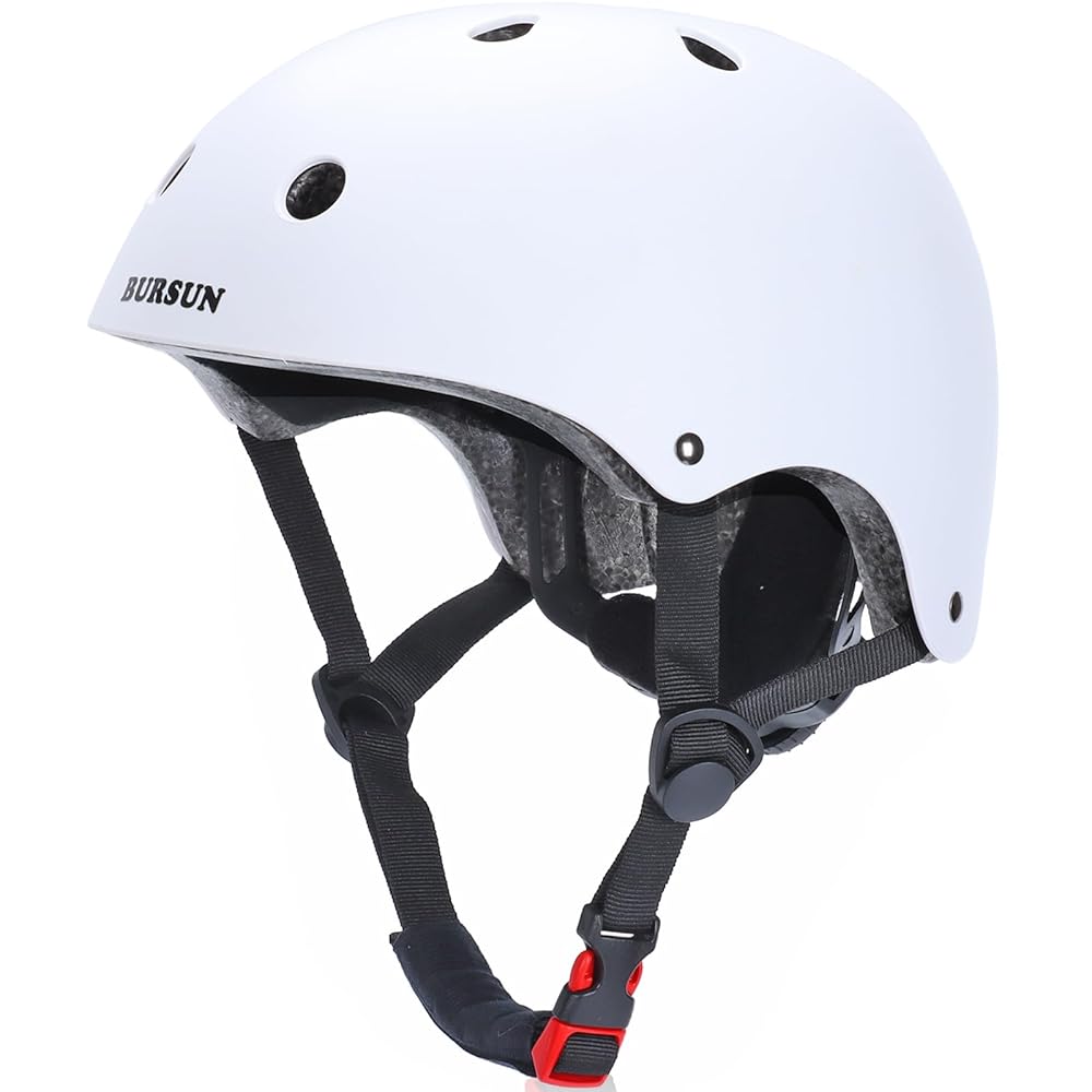 BURSUN Kids Bike Helmet Ventilation & Adjustable Toddler Helmet for Ages 2-3-5-8 Kids Boys Girls Multi-Sport Helmet for Bicycle Skate Scooter