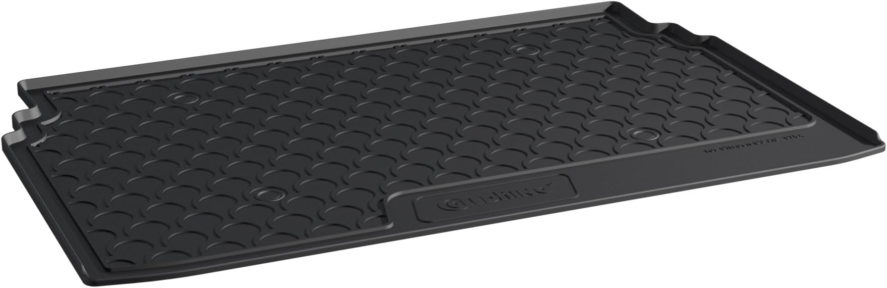 Gledring 1754 Rubbasol (Rubber) Trunk Mat C3 Aircross 2017-(Upper Floor), Black