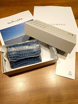 【極美品】藍染クロコ　タング　ワイルドスワンズ WILD SWANS（ワイルドスワンズ）TONGUE（タング）マルチコイン