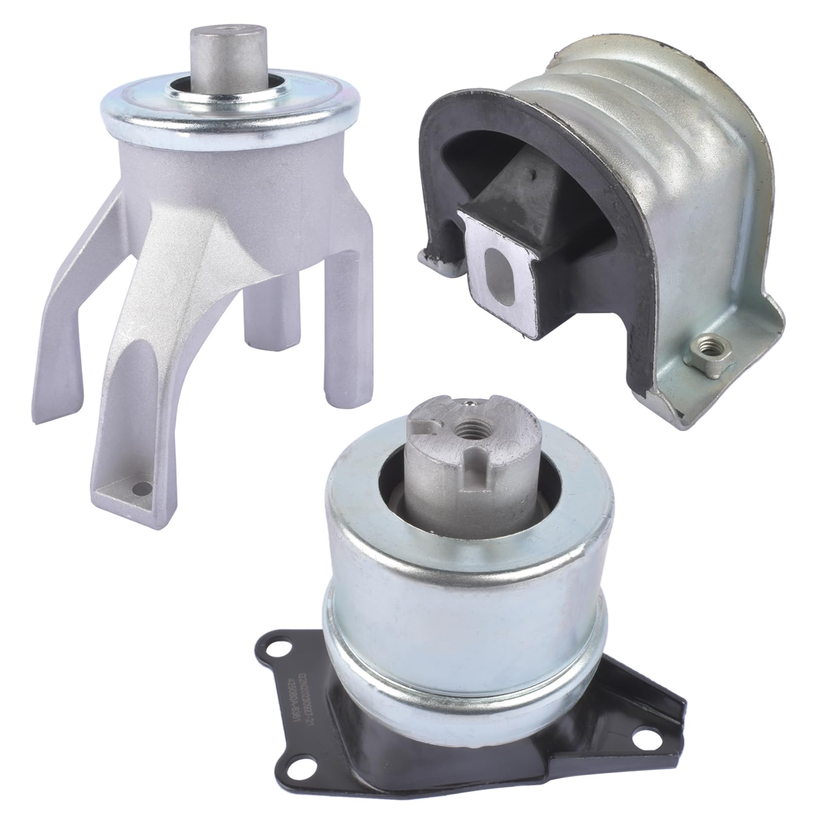 3 cojinetes de motor delantero derecho trasero compatible con Mul-tivan T5 T6 1.9 2.0 2.5 TDI y TSI 7H0199256E 7H0199256