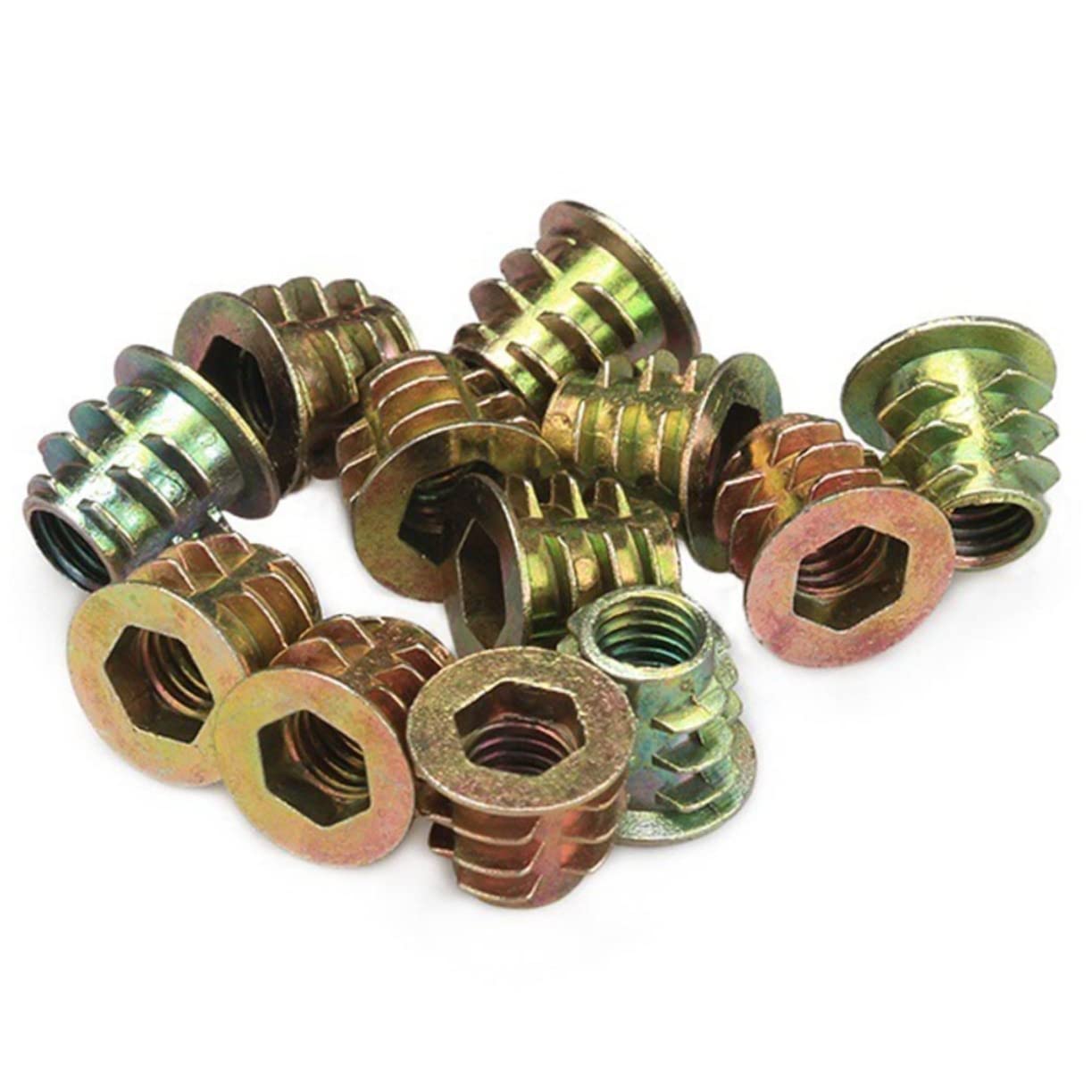 Drive Head Nut 50Pcs Zinc Alloy Threaded Fastener Connector