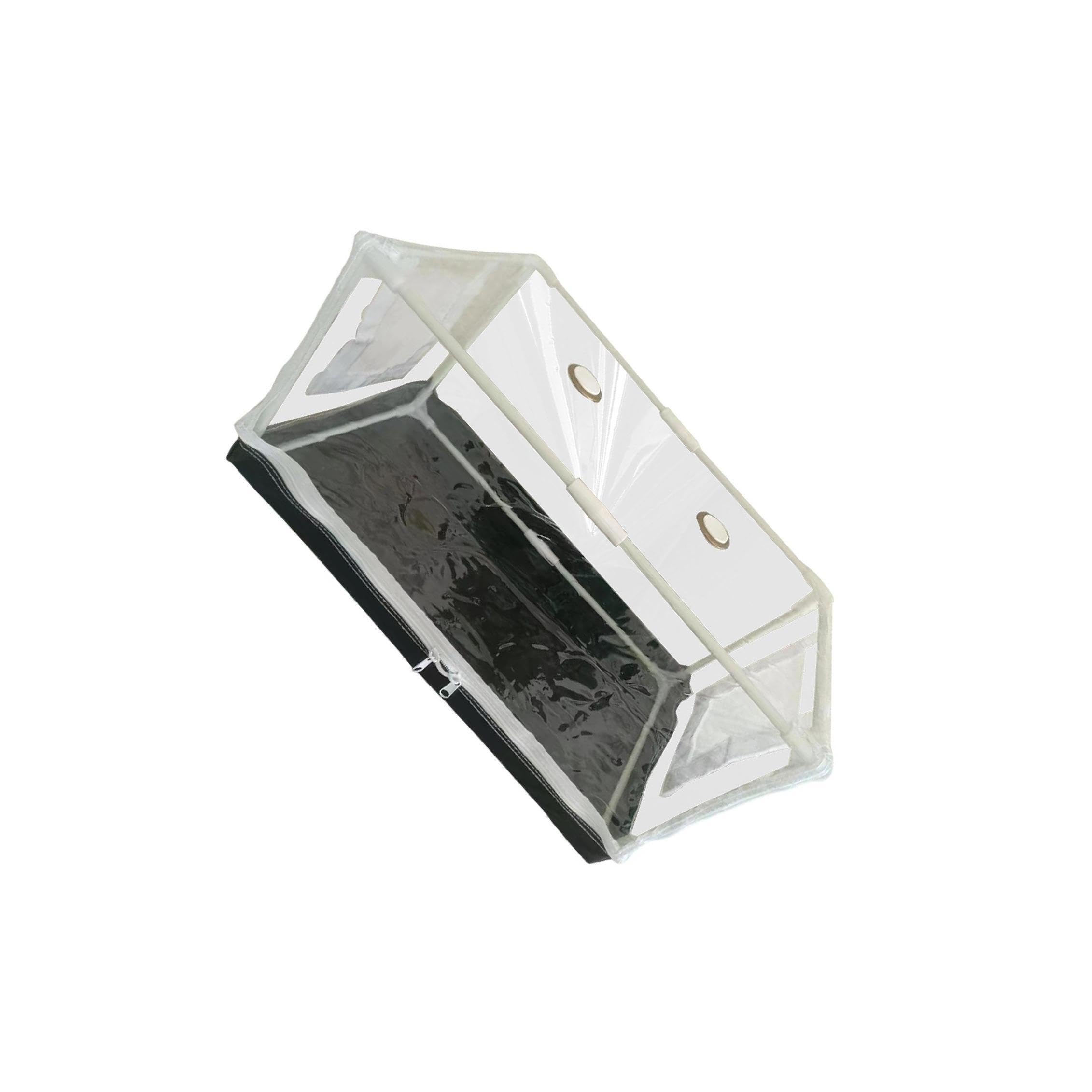 Tente de Culture de Champignons Pliable, Sac de Plantation Inclus. Cette Tente améliore Le Jardinage d'intérieur grâce à sa Structure Robuste et, Transparent, 50 x 25 x 25 cm