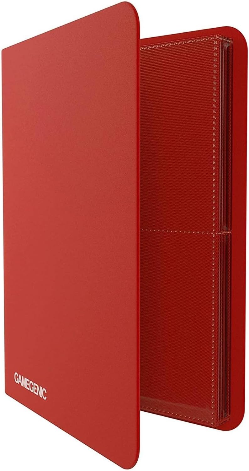 Casual Album 8-Pocket | Organize Standard and Japanese Size Collectible Cards | Premium Card Game Protector | Holds up to 160 Cards | Ideal for Playset Collections | Black Color | Made by Gamegenic