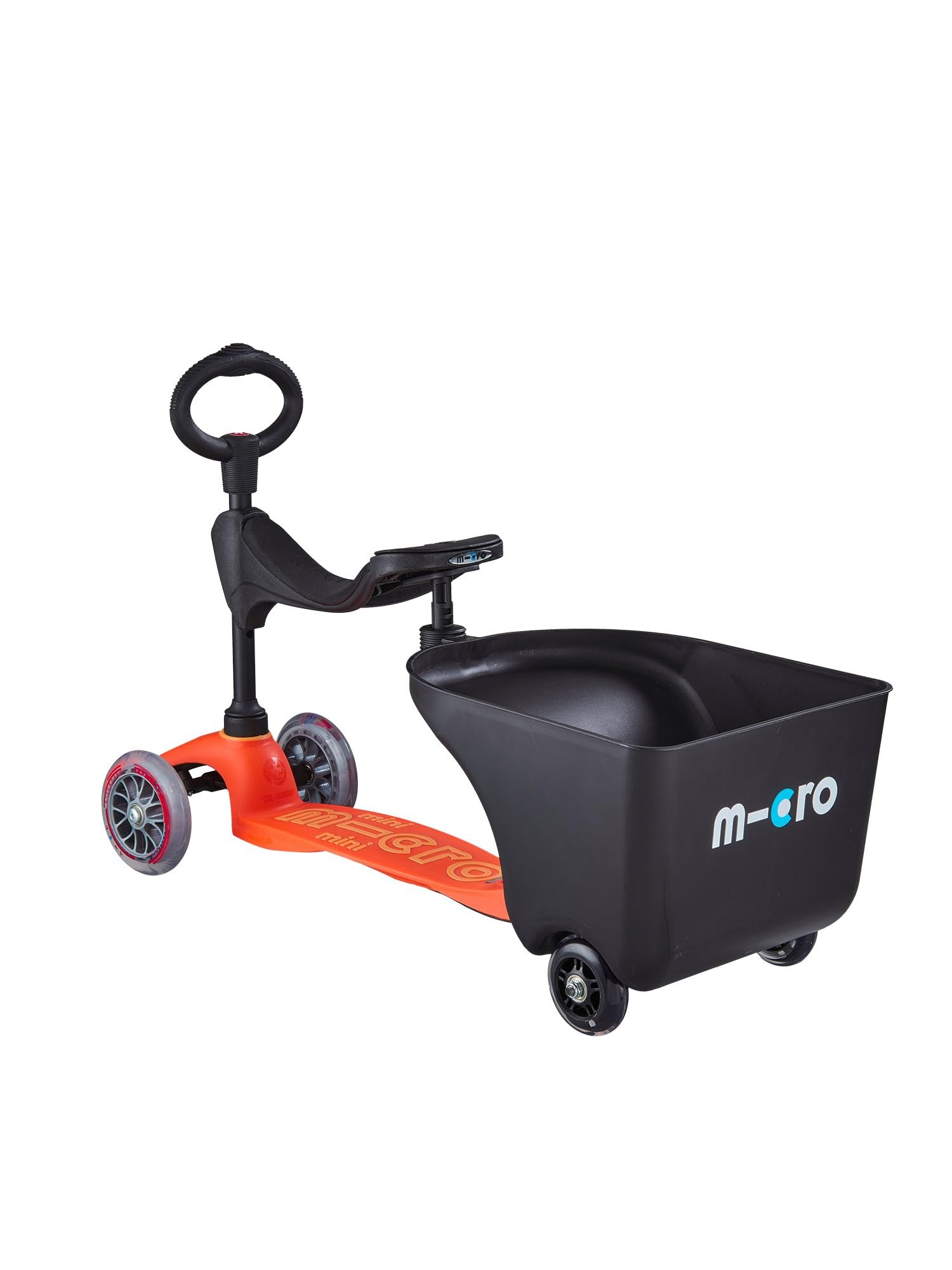 Micro Mobility Unisex Jugend Micro Anhänger, schwarz, OS