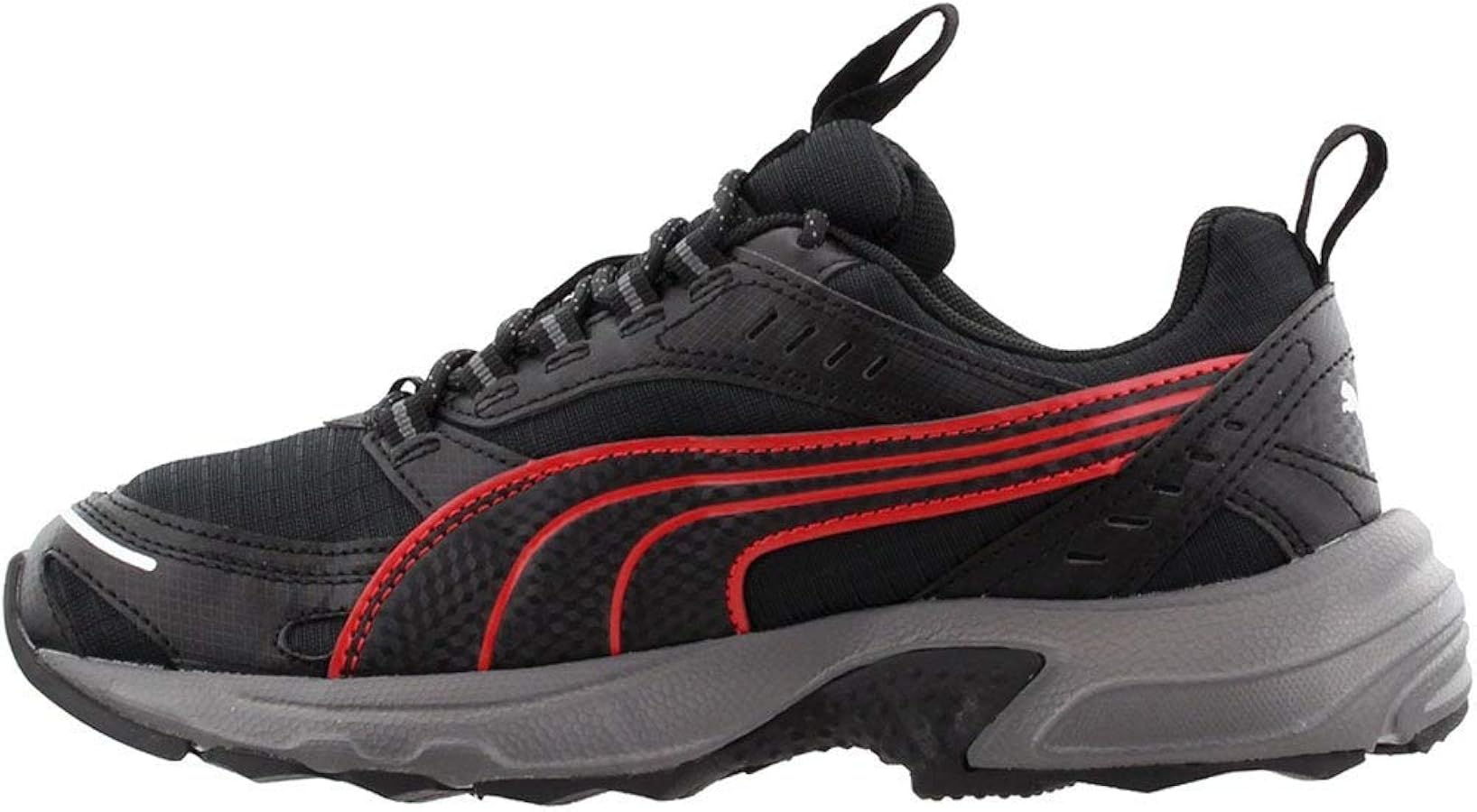 希少　00s PUMA flat shoes black red Amazon.com | PUMA Unisex-Adult AXIS Sneaker, Black-high Risk Red