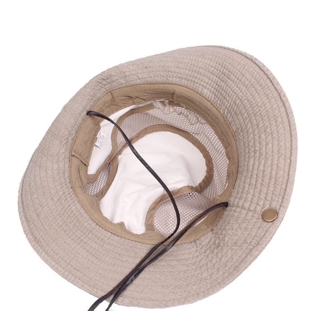LYVQZPWLRsombrero de Pesca de Ancho, Sombrero de ala Ancha for Exteriores, de Malla de algodón, for Verano y for Hombre(Colour 2)