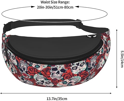 Miniatura 25 de Graffiti Instrument Music 80s 90s Microphone Fashion Casual Fanny Pack Waist Bag Men Women Adjustable Belt Waist Bag For Travel Hiking Cycling