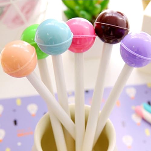 Miniatura 4 de Paquete de 10 paletas de tinta de gel de 0.020 in de color caramelo, suministros escolares de oficina, regalo para estudiantes y niños