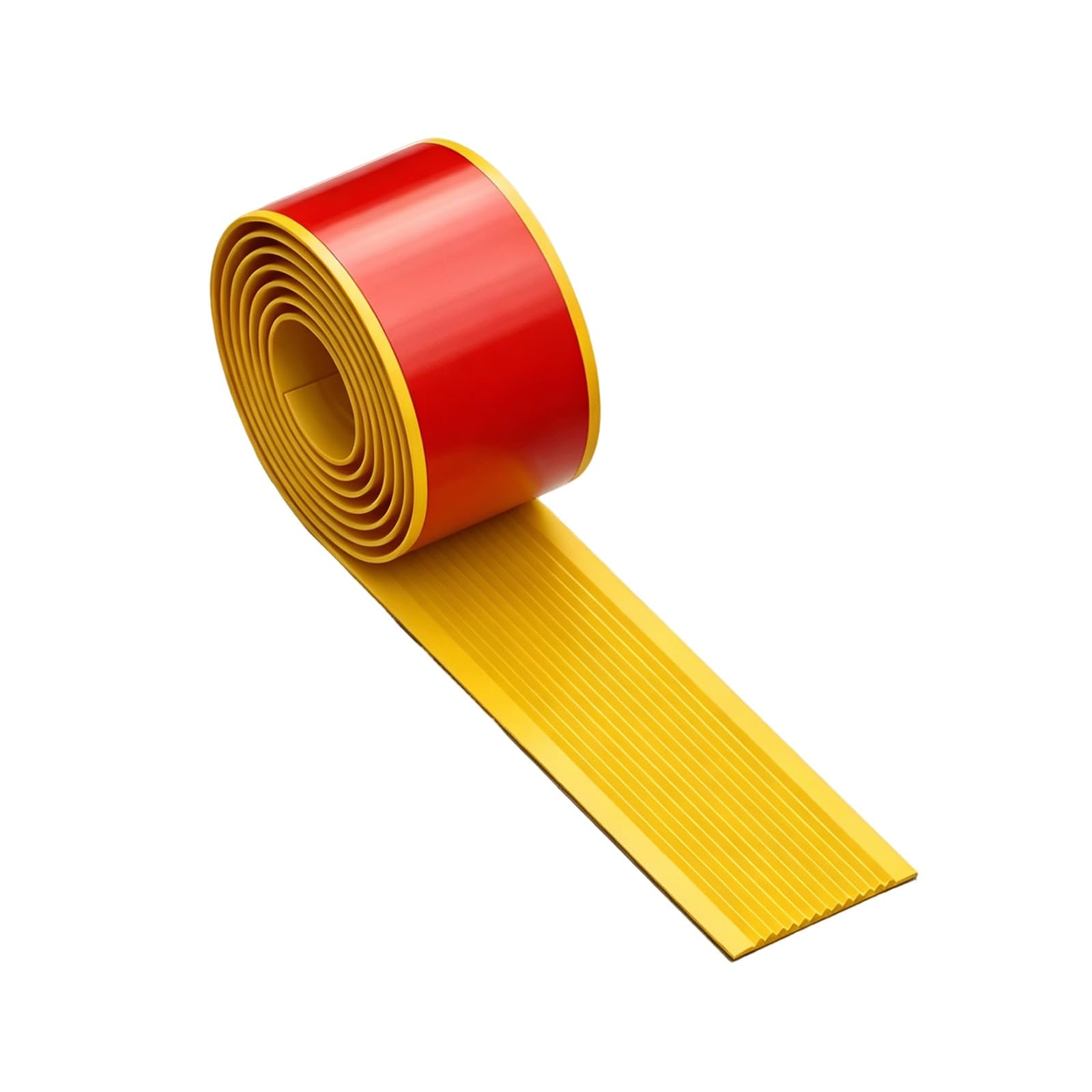 YLLFFLL Stair Nosings Anti-slip Edge Protectors, Peel and Stick Hospital/Restaurant/Home Step Edging Nose Trim, Waterproof Staircase Molding Strips(Yellow,5m (16.4'))
