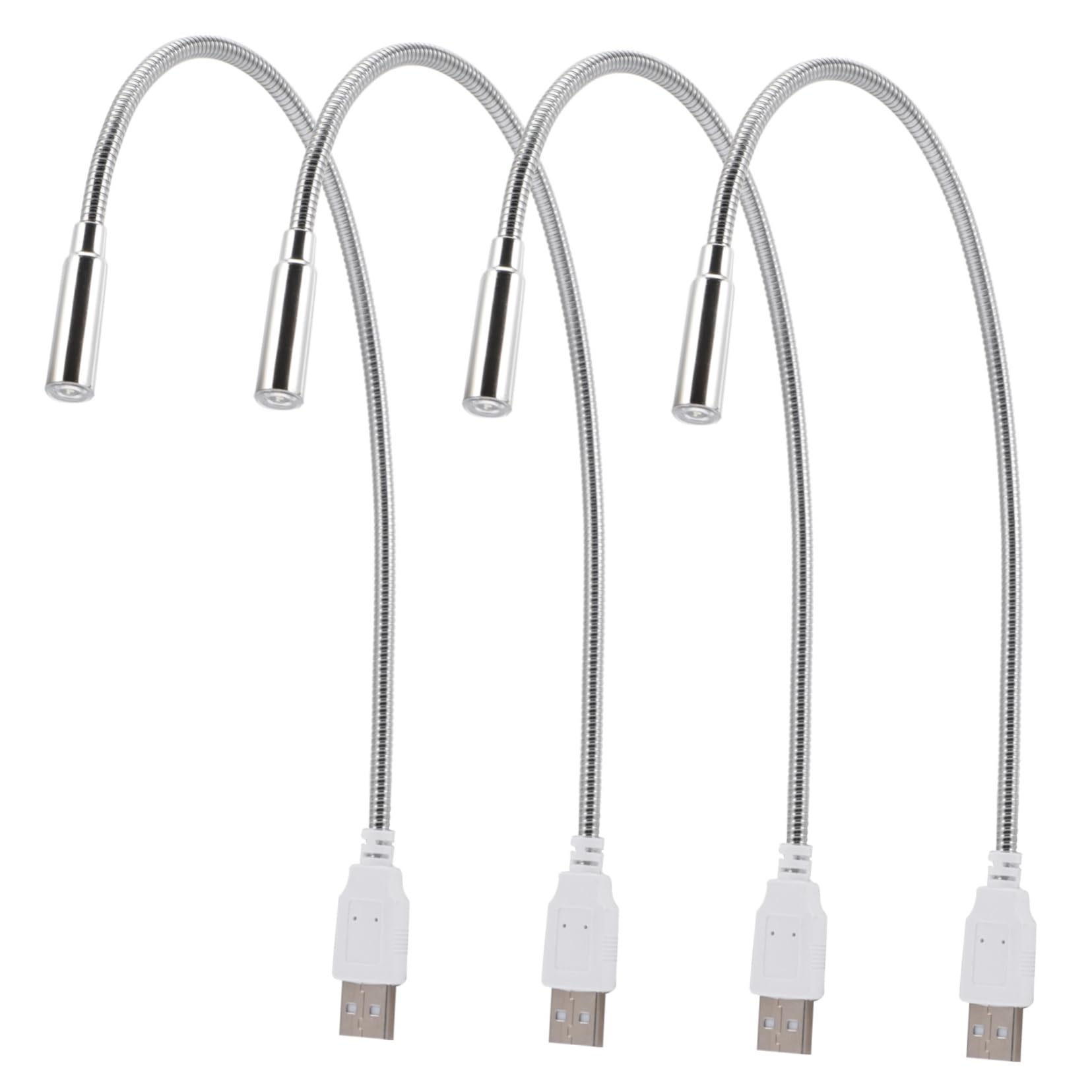 HOLIDYOYO Computer Light 4 Pack Led Keyboard Night Light Flexible Eye-Care Reading for Office Living Room Travel
